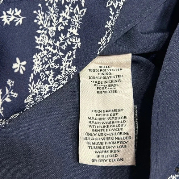 Y2K NWT Nanette Lepore tie wrap collar,tiered,puff sleeve,floral,dress,sz 4, - Picture 13 of 15